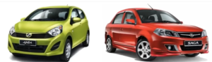 Varieties of cars for rental at Mauritius Airport